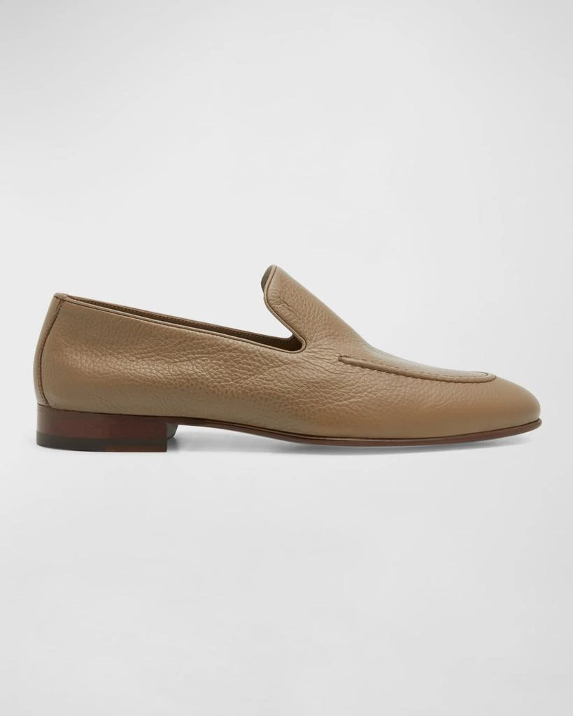 商品Manolo Blahnik|Men's Truro Leather Loafers,价格¥6908,第1张图片