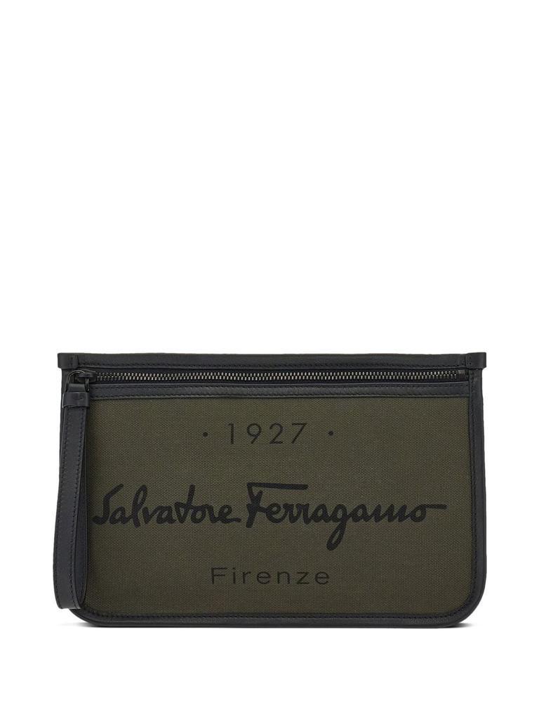 商品Salvatore Ferragamo|Salvatore Ferragamo Wallets Green,价格¥3222,第1张图片