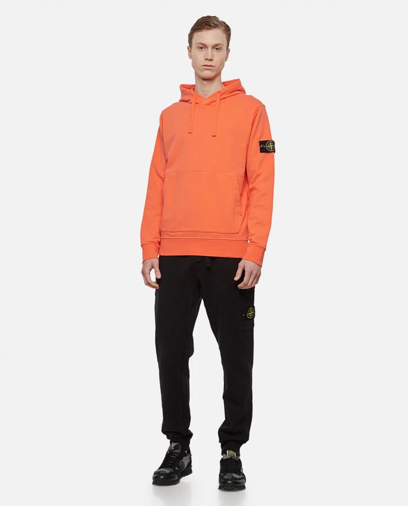 商品Stone Island|COTTON HOODED SWEATSHIRT,价格¥2712,第2张图片详细描述