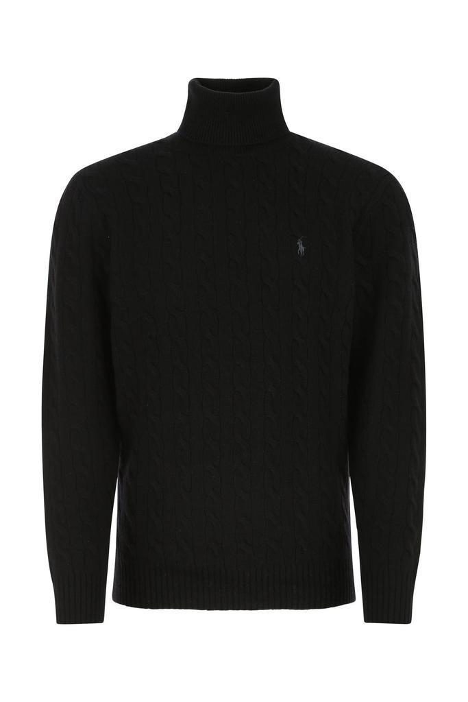 商品Ralph Lauren|Black wool blend sweater Black Polo Ralph Lauren Uomo,价格¥1845,第1张图片