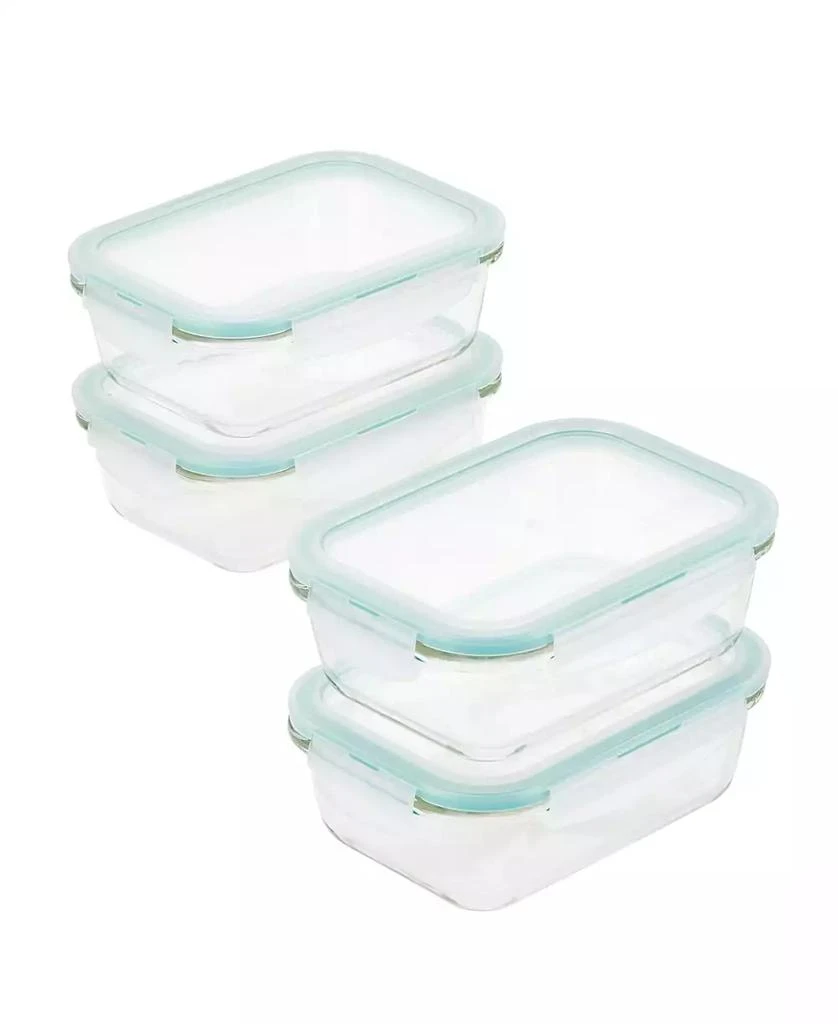 商品Lock & Lock|Purely Better™ Glass 8-Pc. Rectangular Food Storage Containers, 21-Oz.,价格¥380,第1张图片