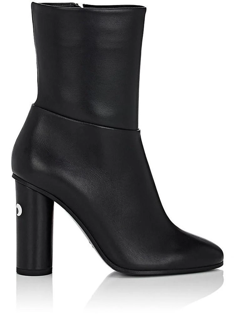 商品Anya Hindmarch|Eye-Print Leather Ankle Boots,价格¥4681,第1张图片