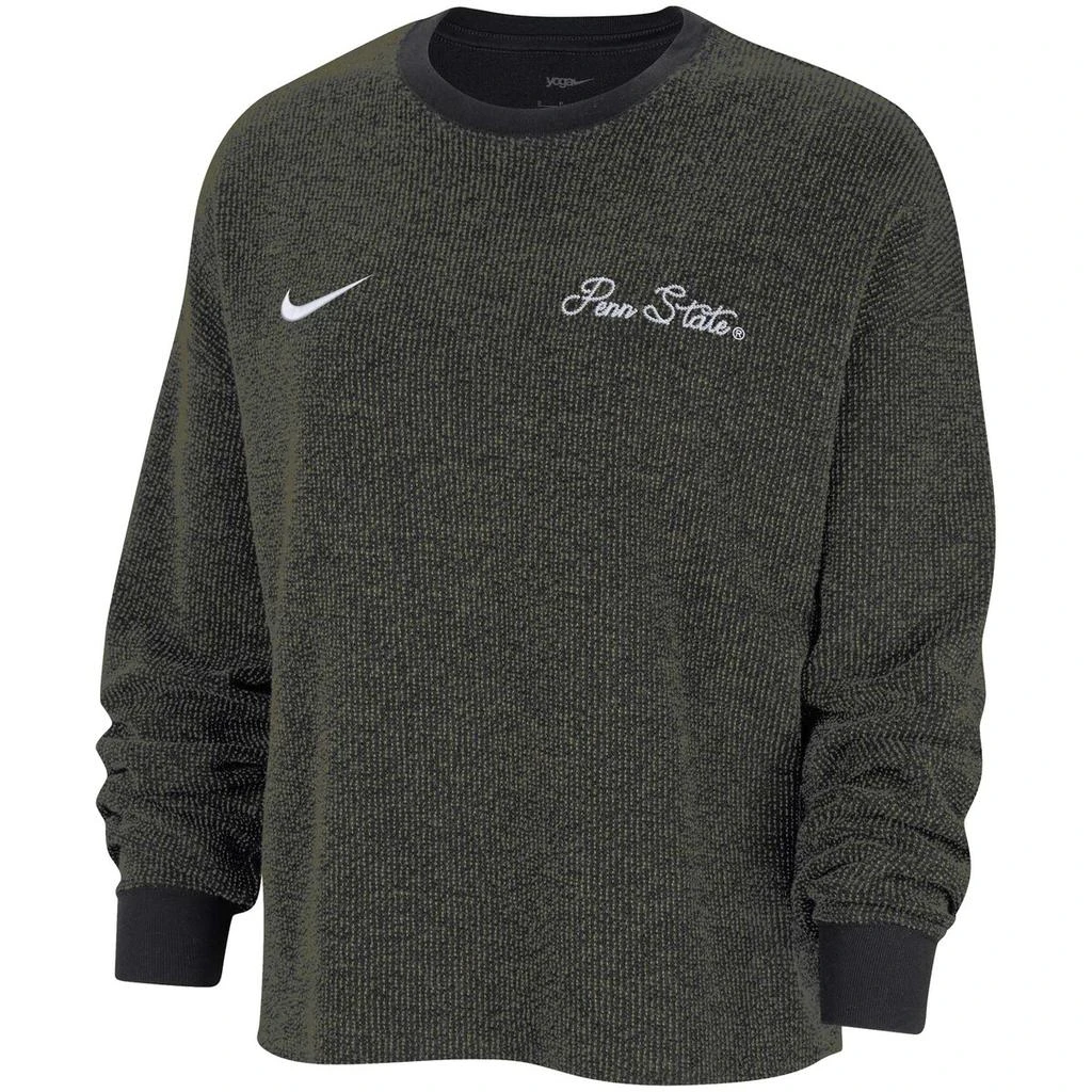 商品NIKE|Nike Penn State Yoga Script Pullover Sweatshirt - Women's,价格¥609,第1张图片