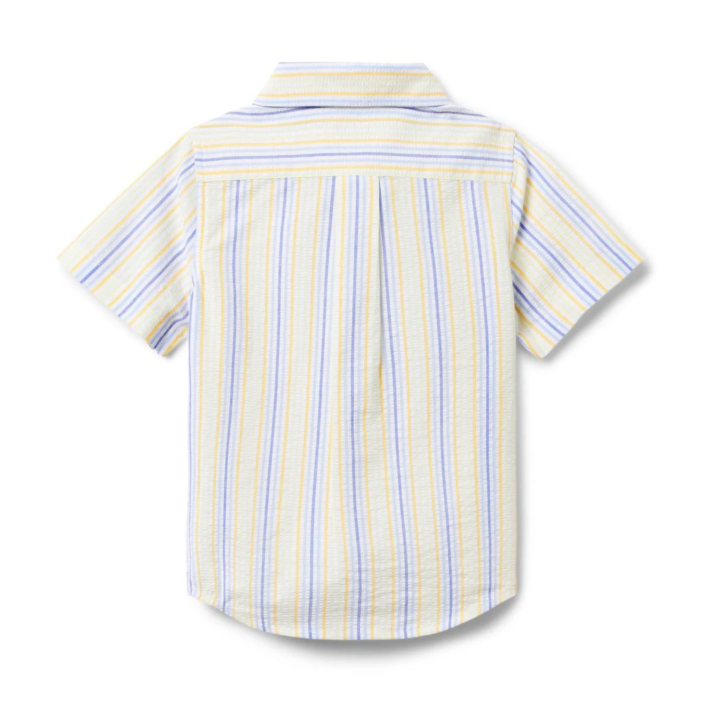 商品Janie and Jack|Stripe Seersucker Shirt (Toddler/Little Kid/Big Kid),价格¥265,第2张图片详细描述