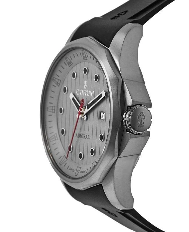商品Corum|Corum Admiral Cup Legend Grey Dial Rubber Strap Men's Watch A411/04173,价格¥15878,第3张图片详细描述