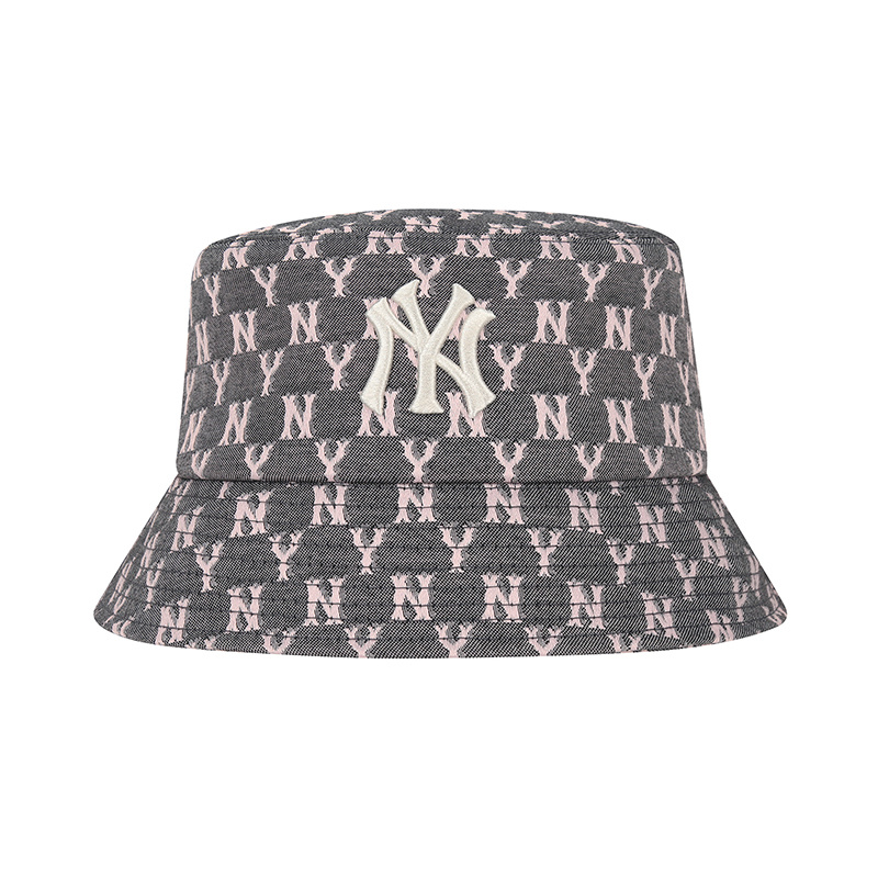 商品MLB|MLB 老花ins 潮牌男女 青粉色 渔夫帽 32CPHV-50L-57,价格¥346,第1张图片