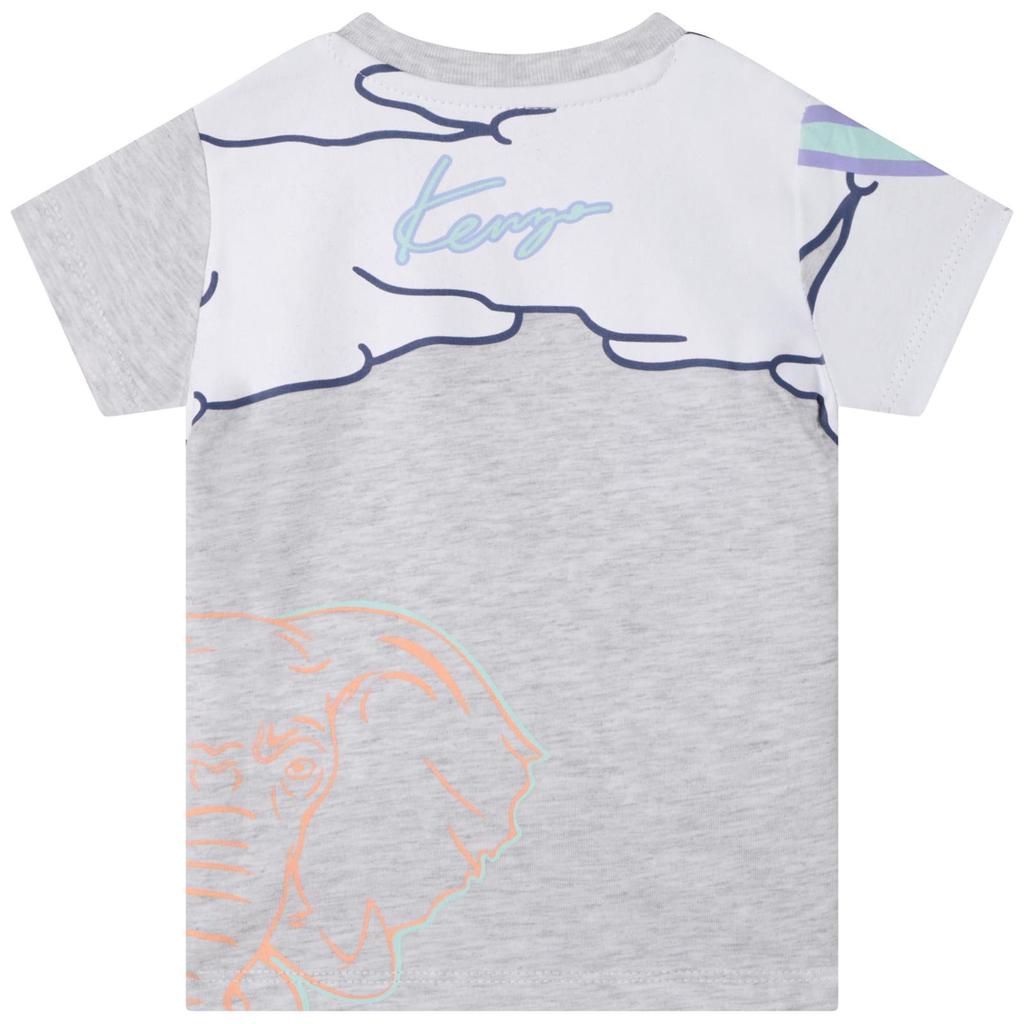 Kenzo Kids T-shirt With Graphic Print商品第2张图片规格展示