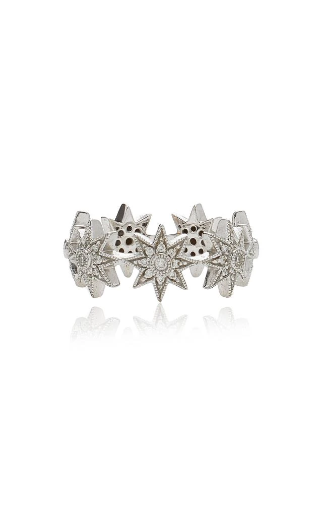 商品Colette Jewelry|Colette Jewelry - Star 18K White Gold Diamond Infinity Ring - White - US 2.5 - Moda Operandi - Gifts For Her,价格¥26509,第1张图片