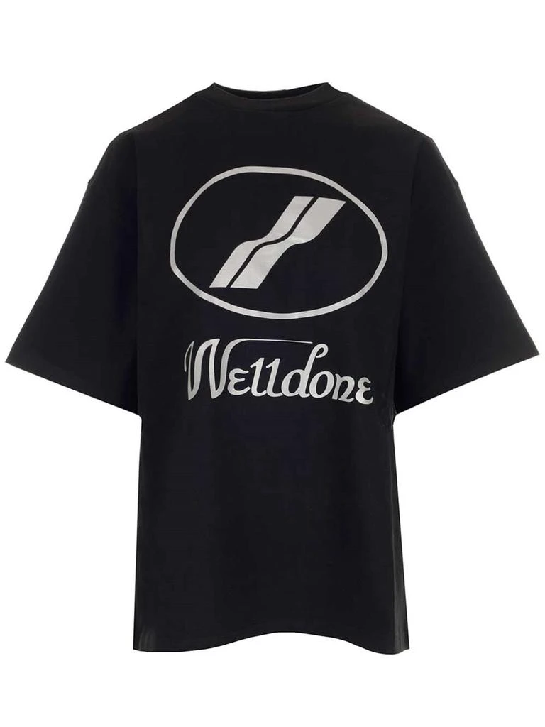 商品We11done|We11done Logo Print Oversized T-Shirt,价格¥1032,第1张图片