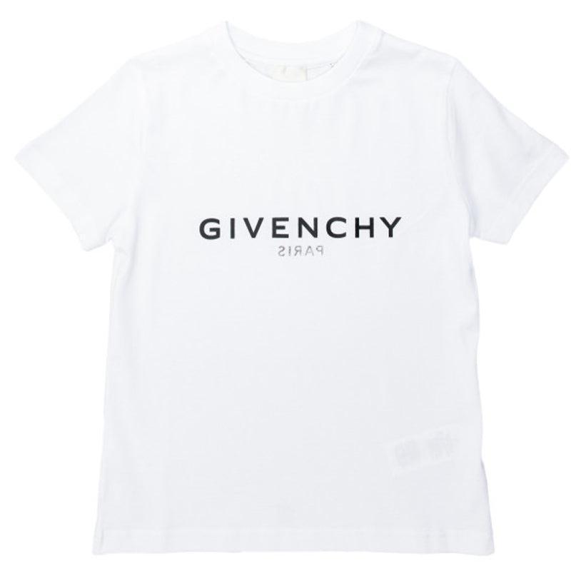 商品Givenchy|大童款 白色logo印花T恤【香港仓极速发货】,价格¥1161,第1张图片