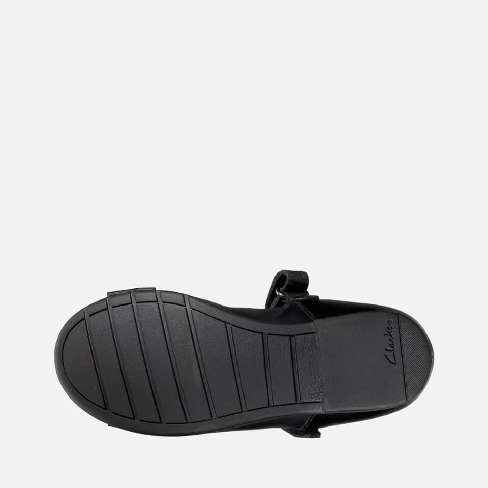 CLARKS KIDS' SCALAAP SCHOOL SHOES - BLACK LEATHER 商品