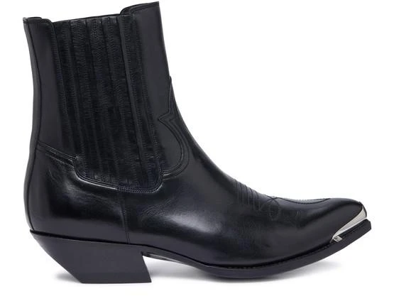 商品Celine|Cruiser boots chelsea with metal toe in calfskin,价格¥9126,第1张图片