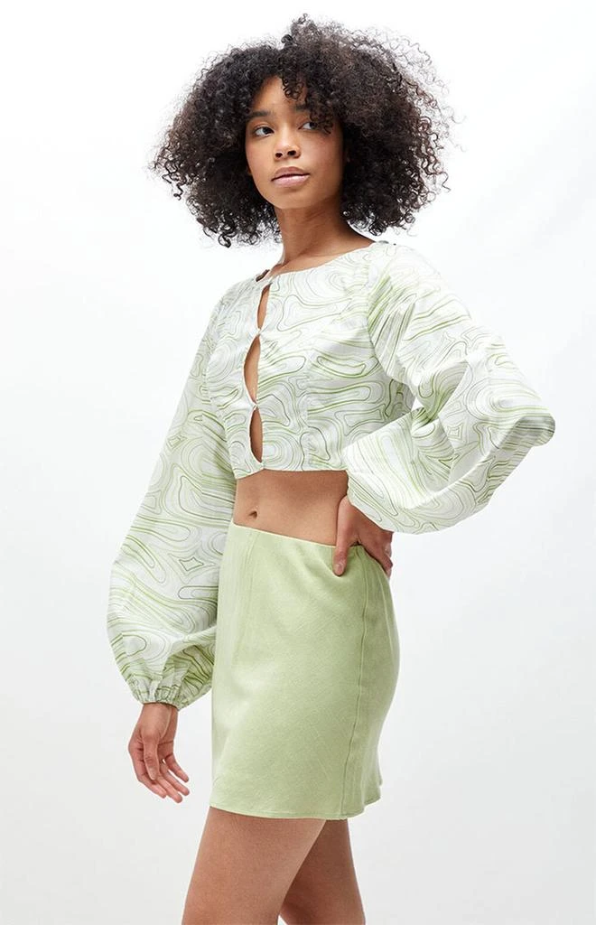 商品Charlie Holiday|Priscilla Long Sleeve Top,价格¥624,第3张图片详细描述
