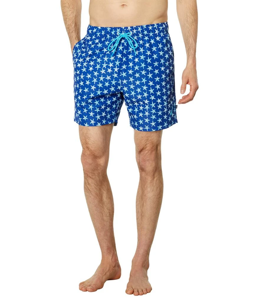 商品Nautica|Sustainably Crafted 6" Printed Swim,价格¥210,第1张图片