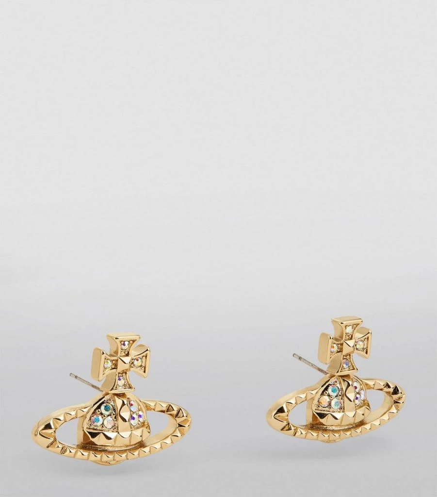 商品Vivienne Westwood|Crystal Mayfair Bas Relief Earrings,价格¥969,第2张图片详细描述