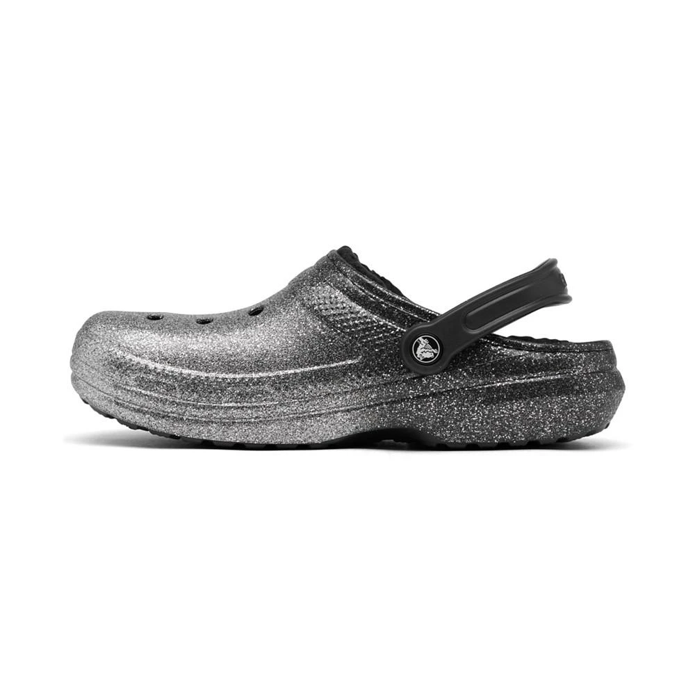 商品Crocs|Men's and Women's Classic Glitter Lined Clogs from Finish Line,价格¥341,第3张图片详细描述