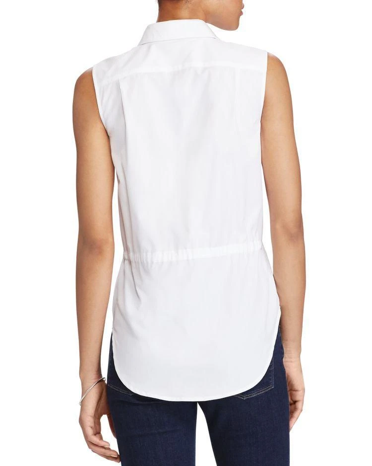 商品Ralph Lauren|Sleeveless Drawstring Waist Top,价格¥108,第2张图片详细描述