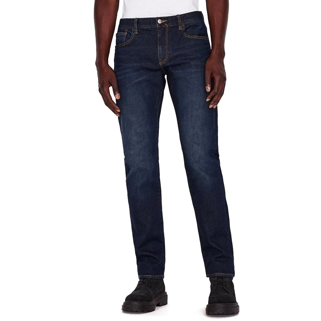 商品Armani Exchange|Armani Exchange J13 Slim Fit Jeans - Indigo Dark Blue,价格¥925,第1张图片