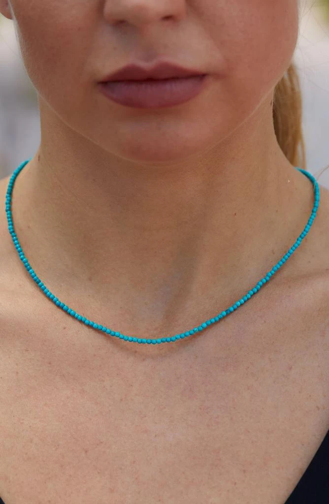 商品Savvy Cie Jewels|Turquoise Beaded Necklace,价格¥411,第2张图片详细描述