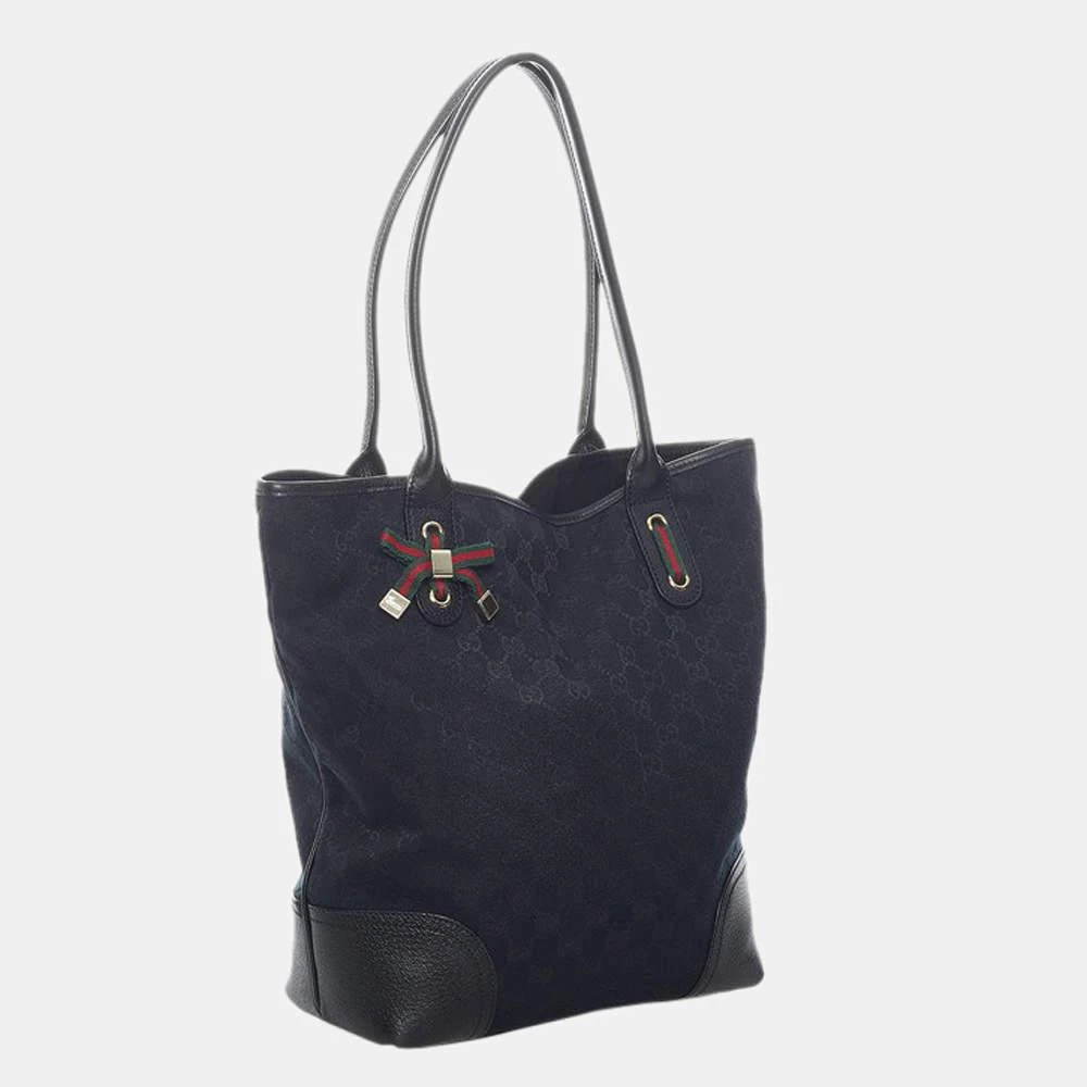 商品[二手商品] Gucci|Gucci Black GG Canvas Princy Tote Bag,价格¥6295,第2张图片详细描述