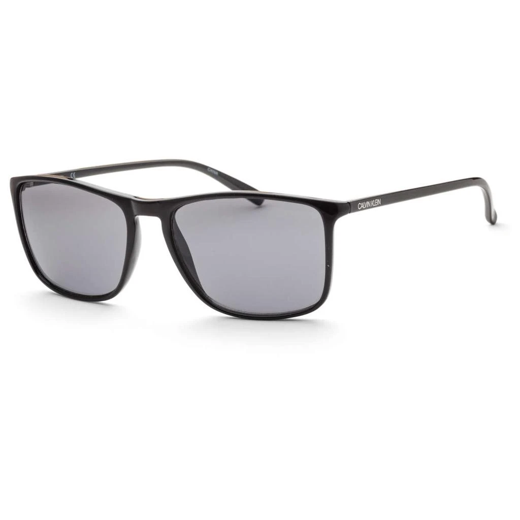 商品Calvin Klein|Calvin Klein Men's Black Rectangular Sunglasses,价格¥154,第1张图片