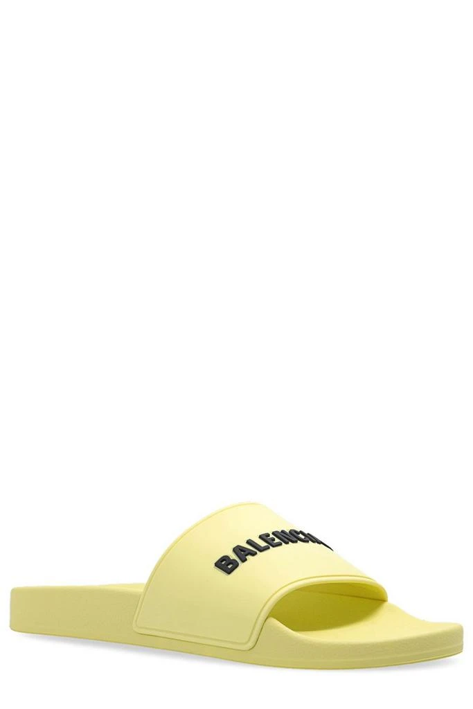 商品Balenciaga|Balenciaga Logo Slide Sandals,价格¥1768,第2张图片详细描述