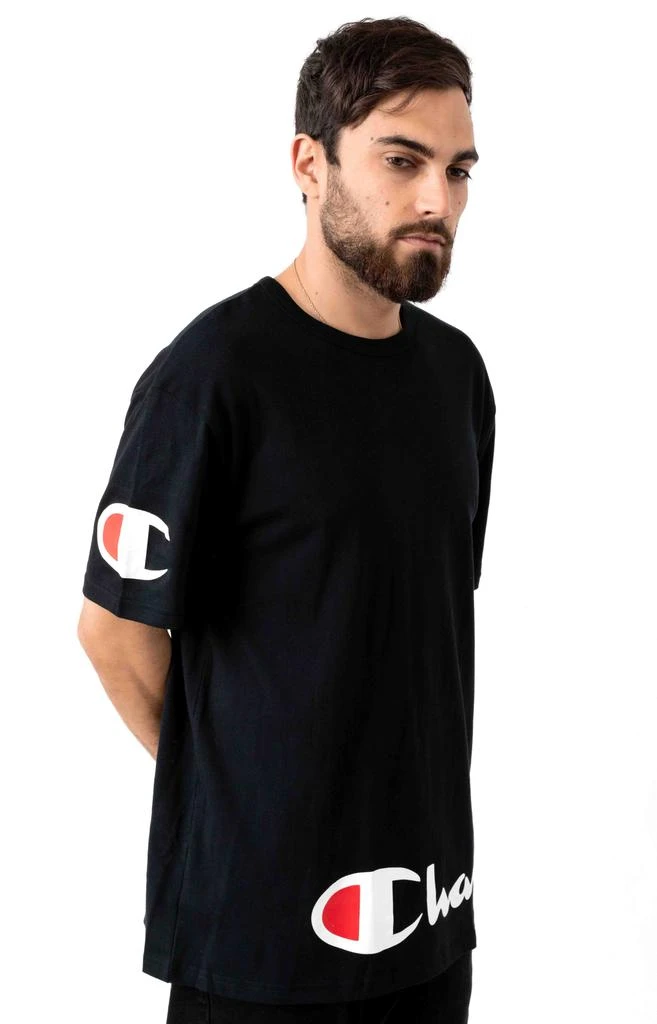 商品CHAMPION|Heritage Wrap Around Script T-Shirt - Black,价格¥65,第2张图片详细描述