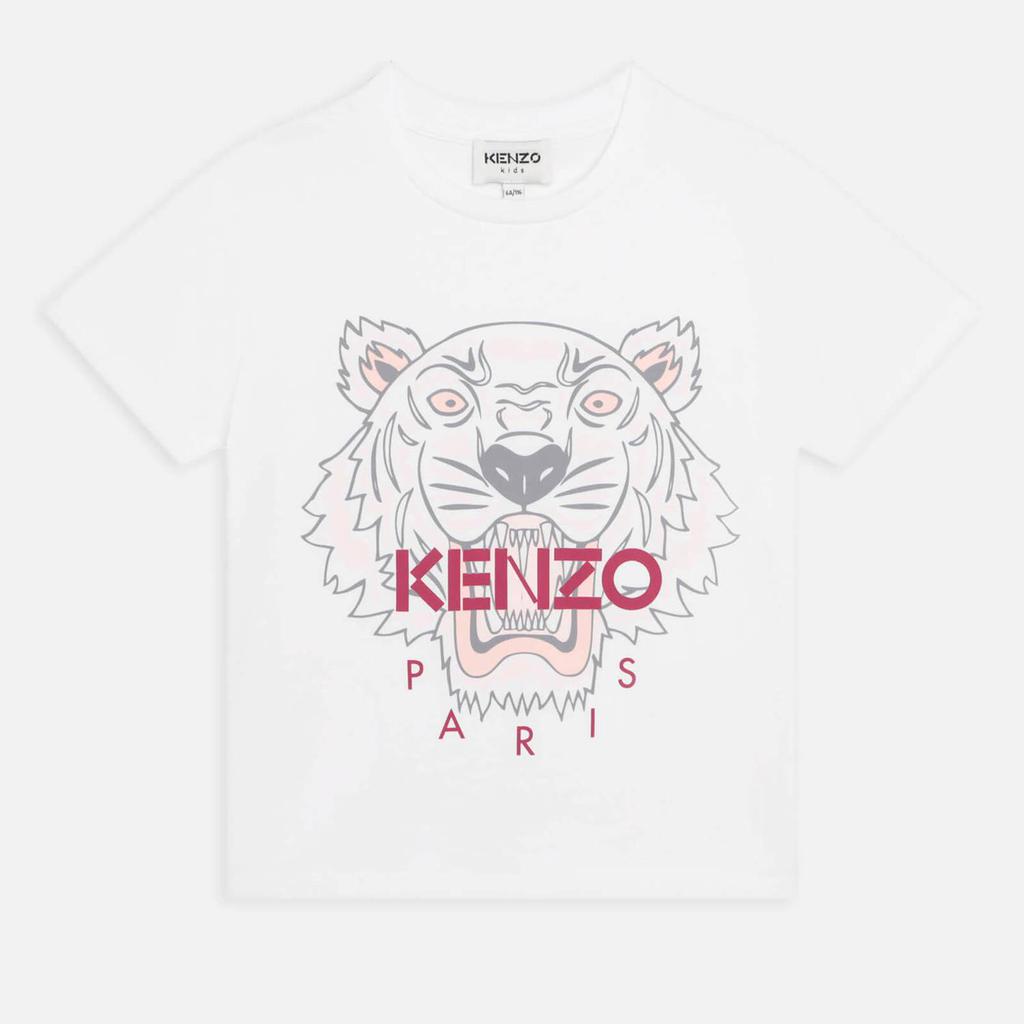 KENZO Girls' Logo Cotton-Jersey T-Shirt商品第1张图片规格展示