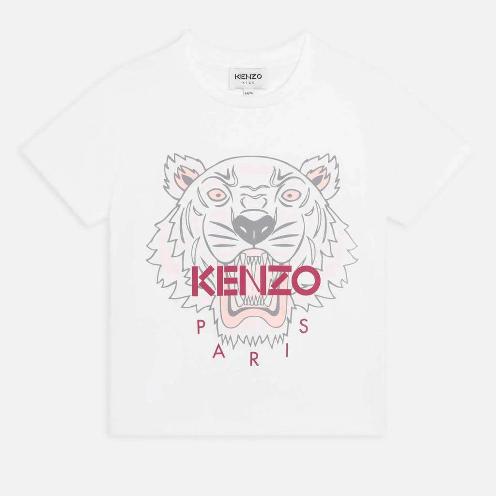 商品Kenzo|KENZO Girls' Logo Cotton-Jersey T-Shirt,价格¥332,第1张图片