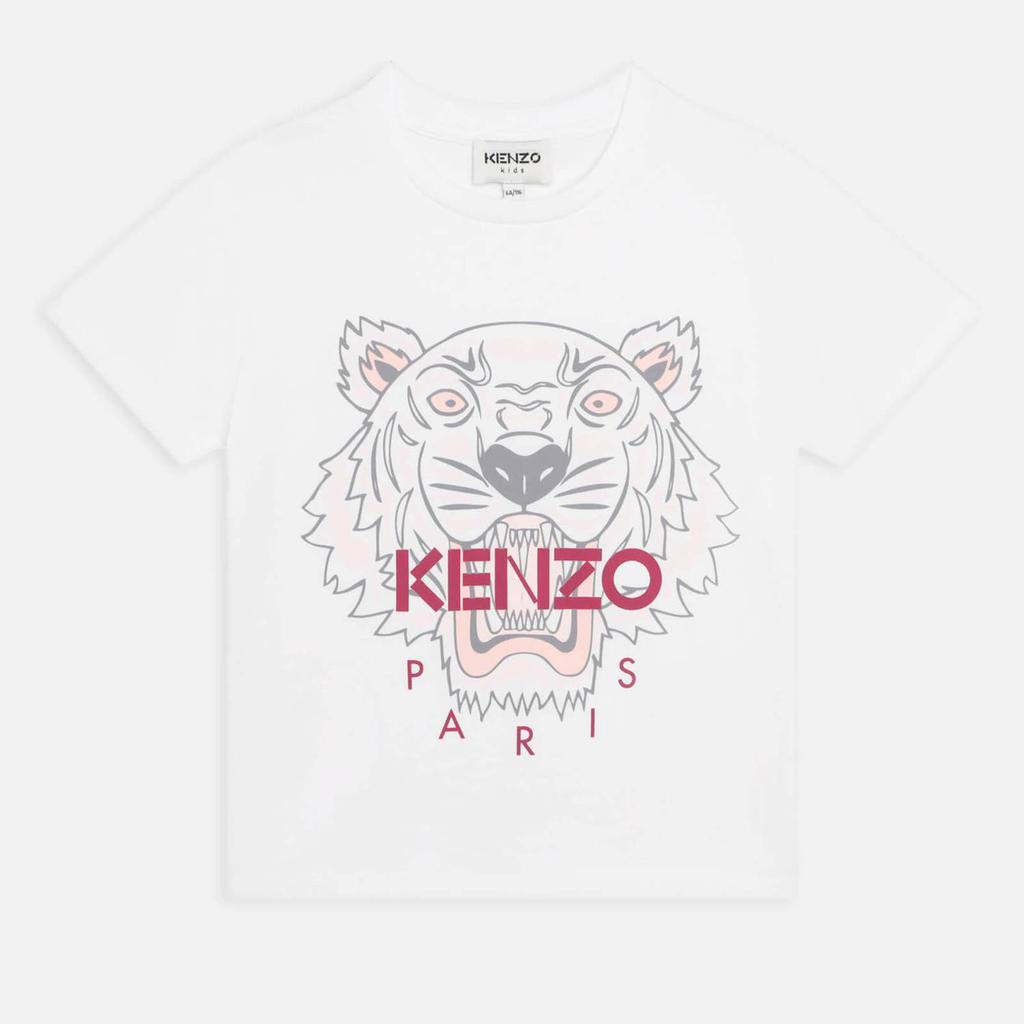 商品Kenzo|KENZO Girls' Logo Cotton-Jersey T-Shirt,价格¥301,第1张图片