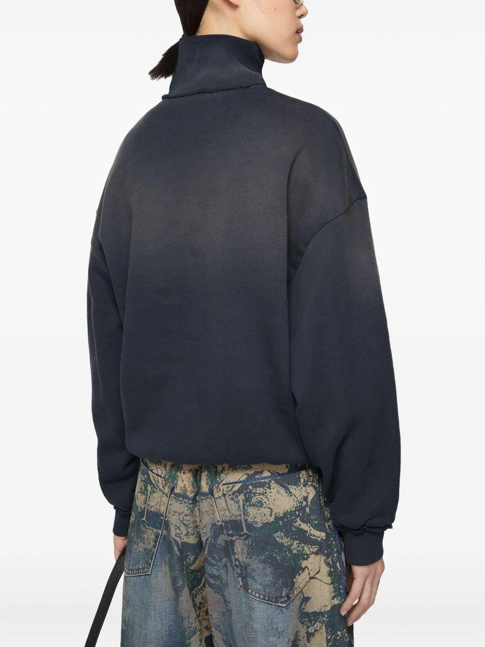 商品【商品预售7天】 Acne Studios|Acne Studios 女士针织��毛衣 AI0161885 黑色,价格¥5251,第4张图片详细描述