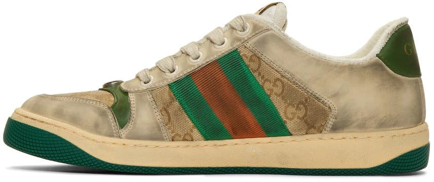 商品Gucci|White GG Screener Sneakers,价格¥6798,第3张图片详细描述