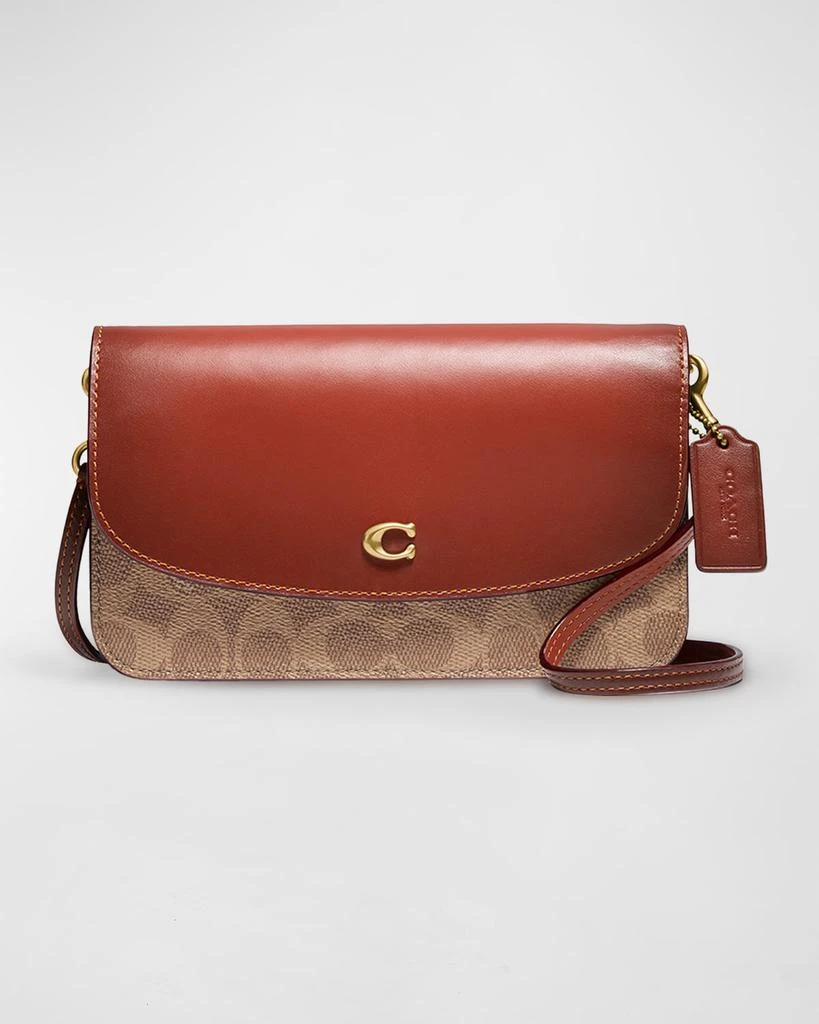 商品Coach|Hayden Monogram Canvas Clutch Crossbody Bag,价格¥1508,第1张图片