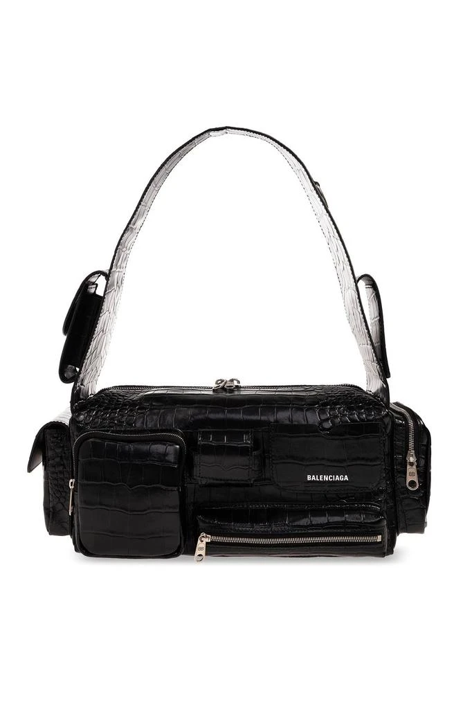 商品Balenciaga|Balenciaga Superbusy Embossed Small Shoulder Bag,价格¥12821,第1张图片