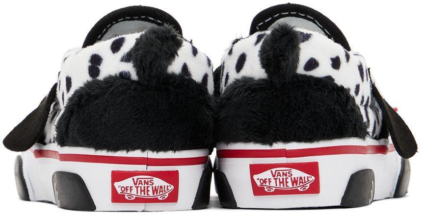 Baby Black & White Dog Slip-On V Sneakers商品第2张图片规格展示