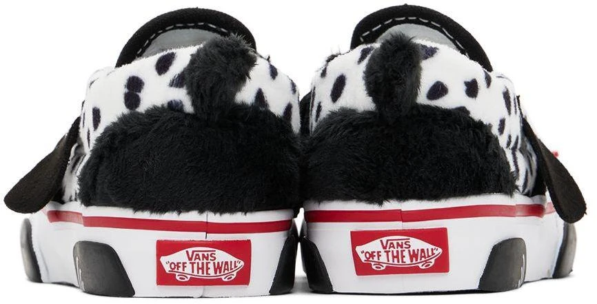 商品Vans|Baby Black & White Dog Slip-On V Sneakers,价格¥227,第2张图片详细描述