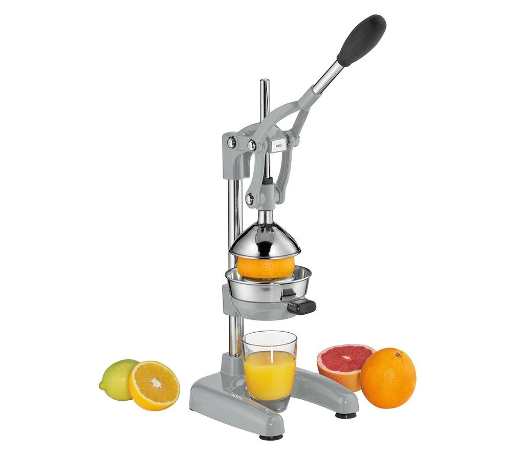 商品Cilio|Amalfi Commercial Grade Manual Citrus Juicer, Extractor, and Juice Press, Cool Gray,价格¥1748,第2张图片详细描述