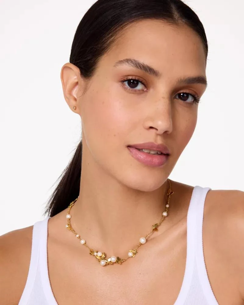 商品Kate Spade|Flutter Statement Necklace,价格¥432,第2张图片详细描述