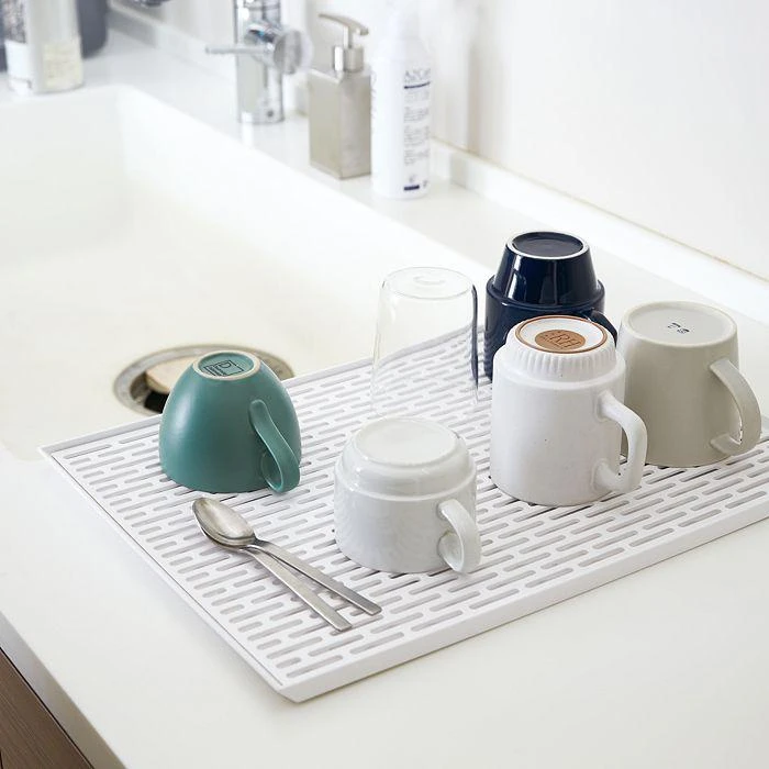 商品Yamazaki|Tower Wide Sink Glass Drainer,价格¥195,第2张图片详细描述
