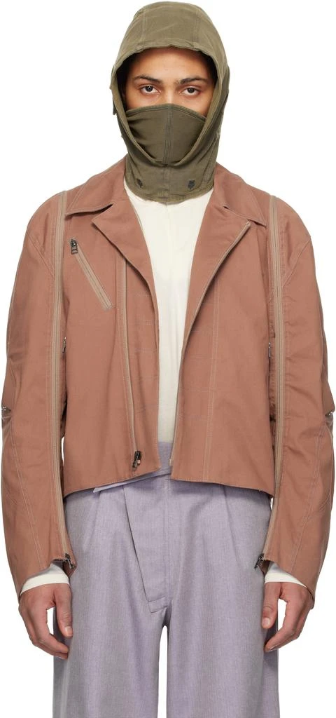 商品Kiko Kostadinov|Brown Fox Racing Edition Fox Jacket,价格¥4713,第1张图片