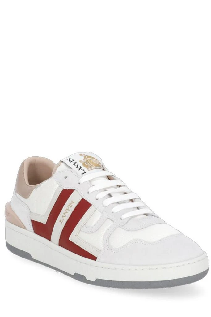 商品Lanvin|Lanvin Clay Panelled Lace-Up Sneakers,价格¥2419,第2张图片详细描述