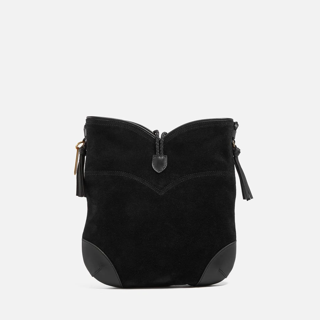 商品Isabel Marant|Isabel Marant Tyag Leather-Trimmed Suede Shoulder Bag,价格¥2649,第3张图片详细描述