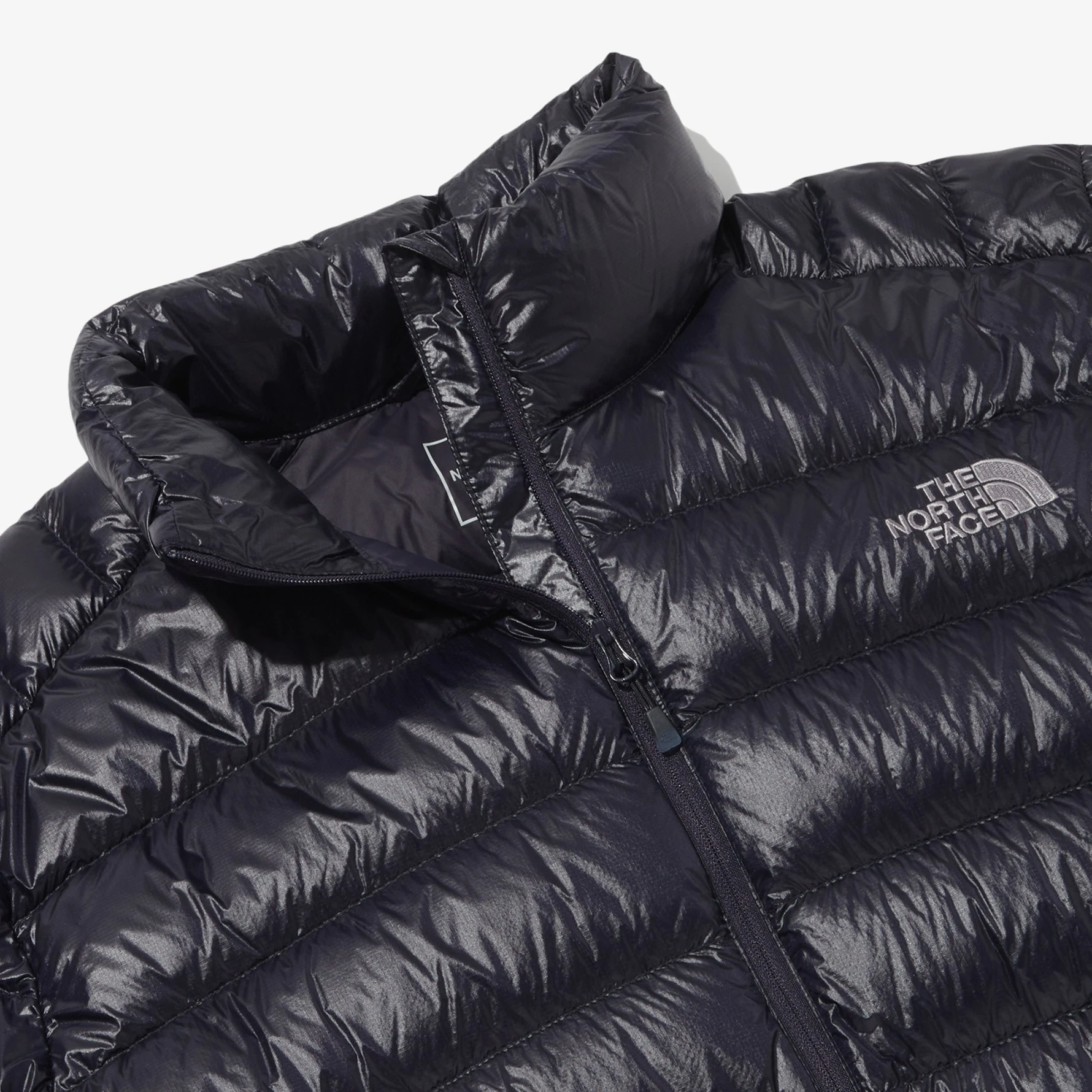 商品[国内直发] The North Face|[预售3天]北面 SS24亮面轻便型立领保暖防水防风排骨羽绒服 男女同款 海军蓝,价格¥1186,第6张图片详细描述