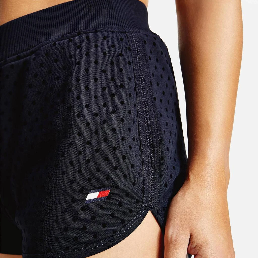 商品Tommy Hilfiger|Tommy Sport Women's Rw Terry Polka Dot Shorts - Desert Sky Polka Dot Short,价格¥142,第3张图片详细描述