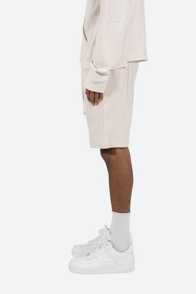 Geo Paneled Sweatshorts - Off White 商品