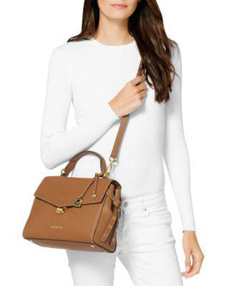 商品Michael Kors|Briston Top Handle Medium Leather Satchel,价格¥1173,第2张图片详细描述