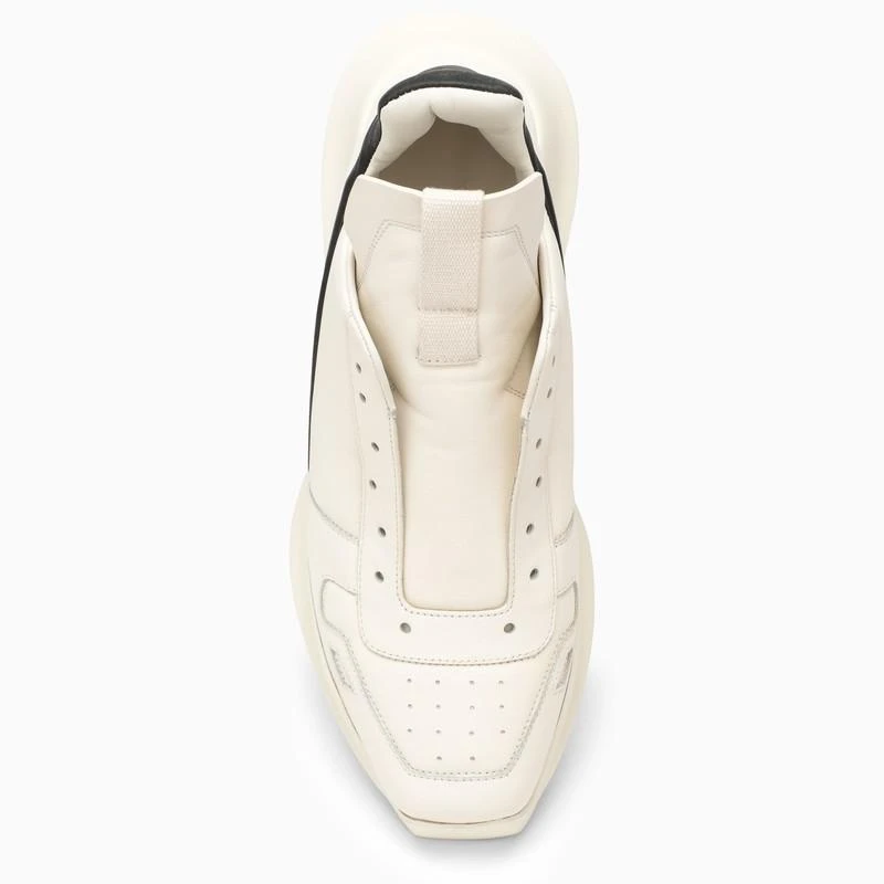 商品Rick Owens|Low milk/black leather trainer,价格¥6614,第3张图片详细描述