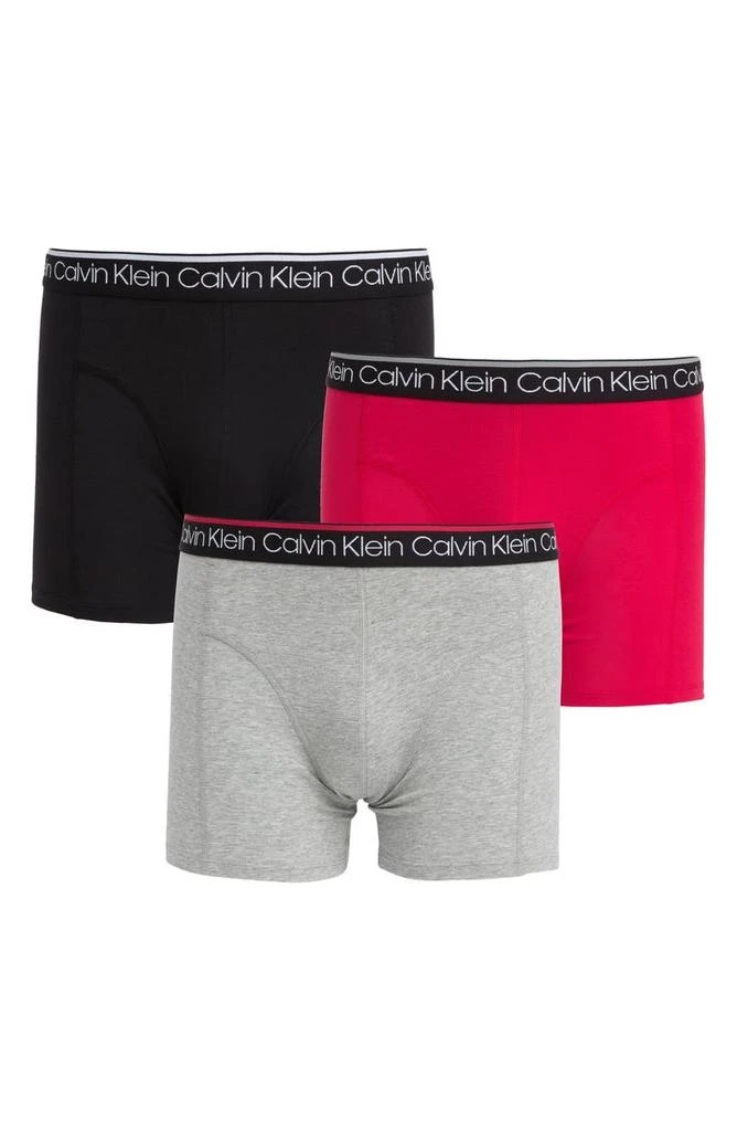 商品Calvin Klein|3-Pack Stretch Cotton Boxer Briefs,价格¥156,第1张图片详细描述