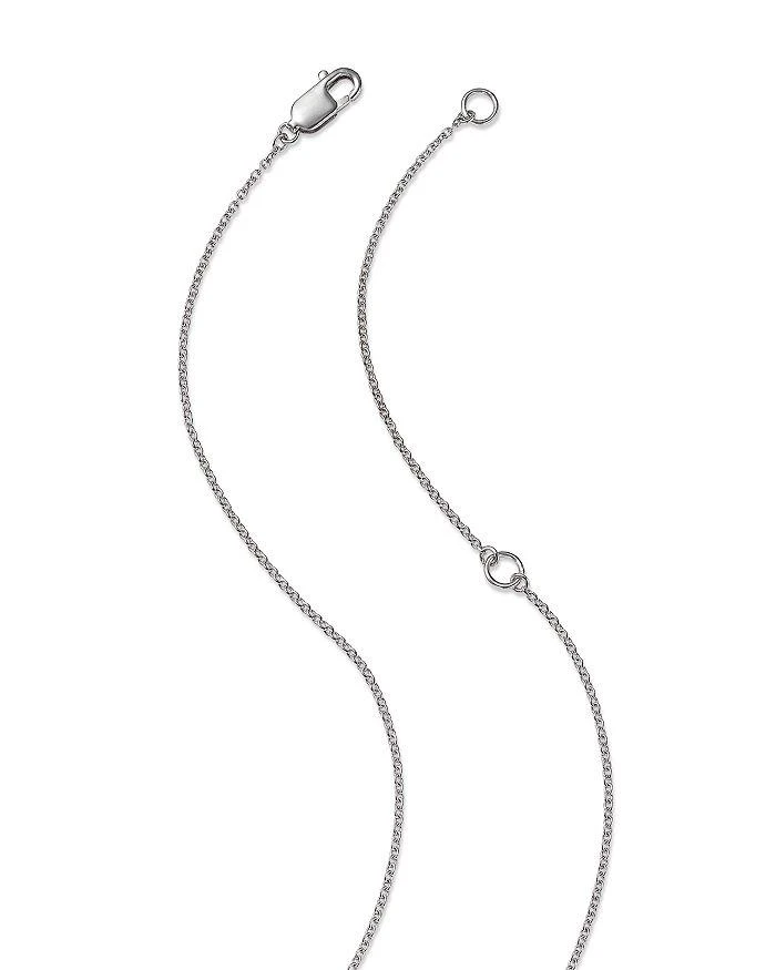 商品Bloomingdale's|Blue Topaz & Diamond Pendant Necklace in 14K White Gold, 18",价格¥17939,第4张图片详细描述