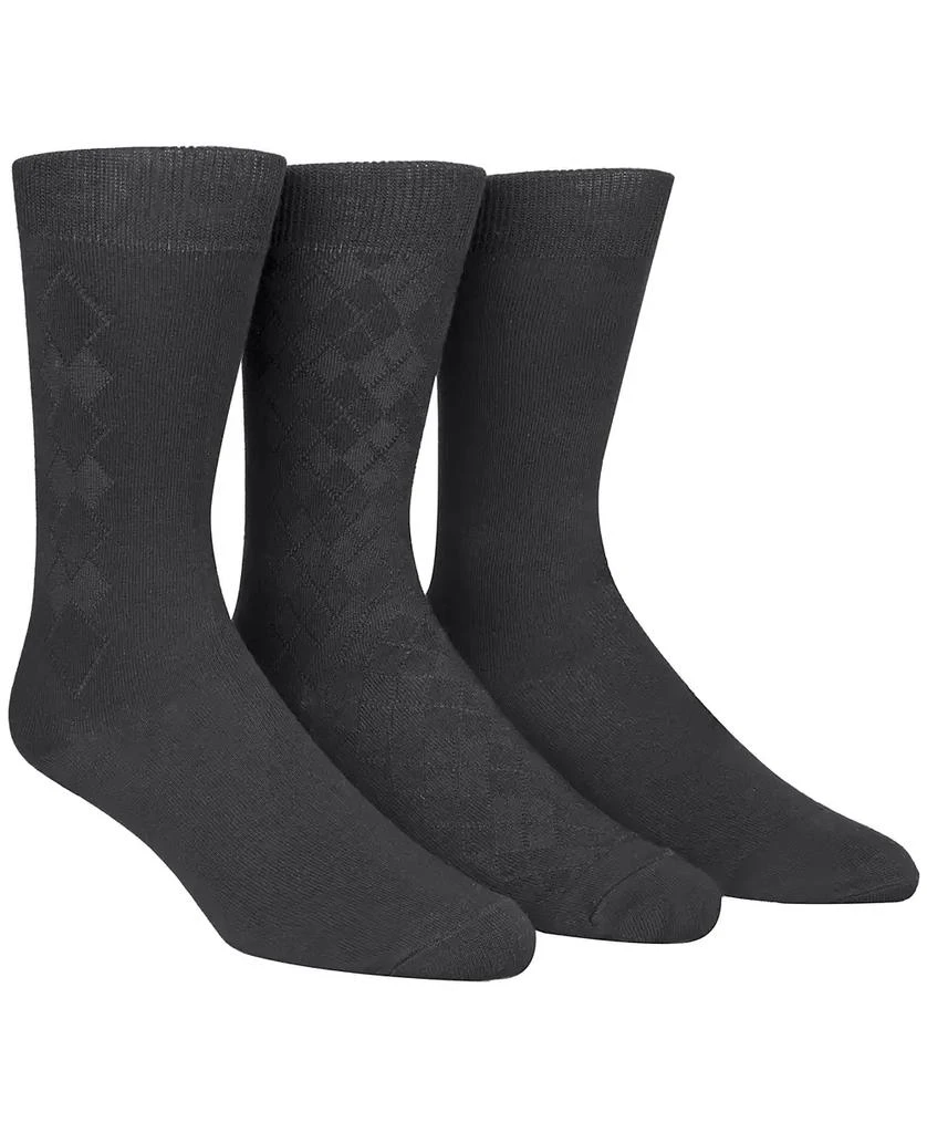 商品Calvin Klein|Men's Socks, Rayon Dress Men's Socks 3 Pack,价格¥116,第1张图片